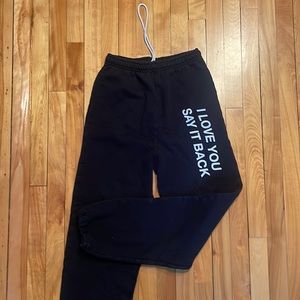 COPY - LONELY GHOST “ilysb” sweatpants